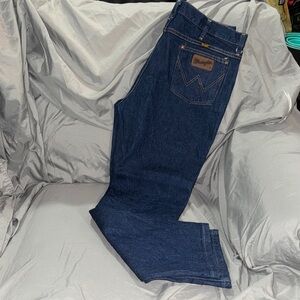 Wrangler Men's Dark Blue Jeans